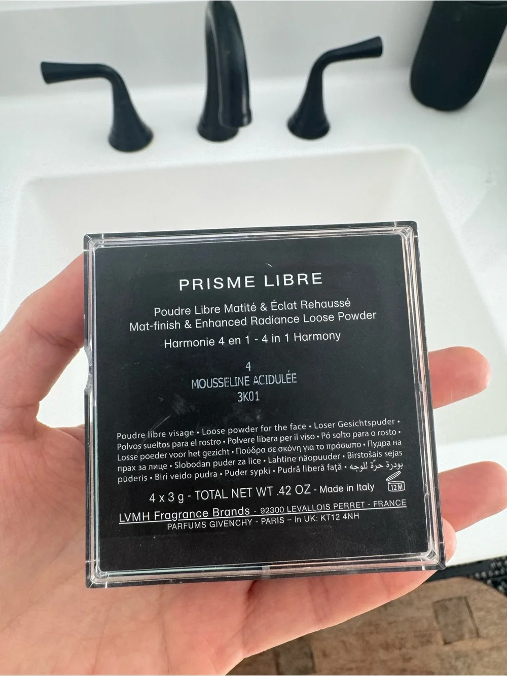 Givenchy Prisme Libre Compact Powder Duo - Pastel Green, Lavender, Peach, Beige